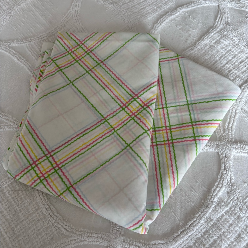 Vintage Rick Rack Patterned Flat Sheet